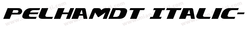 PelhamDT Italic字体转换